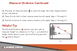 Preview for 11 page of Lasertec TruPulse L2 Quick Reference Field Manual