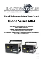 Preview for 1 page of Laserworld Diode MK4 Series Manual