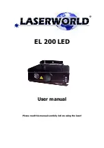 Laserworld EL 200 LED User Manual preview