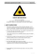 Preview for 3 page of Laserworld EL-400RG User Manual