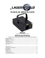 Laserworld EL-60 G Manual preview