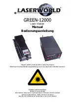 Laserworld GREEN-12000 Manual preview