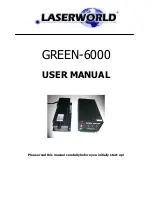 Preview for 1 page of Laserworld GREEN-6000 User Manual