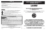 Preview for 4 page of Lasko 5905 Operating Manual