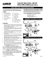 Preview for 1 page of Lasko 6701 Instructions