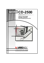 Laskomex CD-2000 Operation And Programming Instructions preview