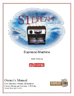 Laspaziale S1 Dream Owner'S Manual preview