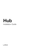 Preview for 1 page of latch Hub Installation Manual