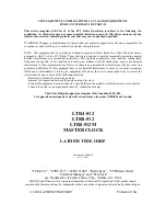 Preview for 2 page of Lathem LTR4-512 User Manual