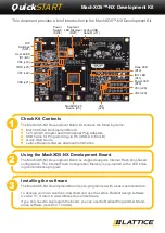 Lattice Semiconductor MachXO5-NX Development Kit Quick Start preview