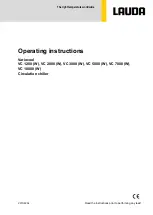 Lauda VC 1200 Operating Instructions Manual preview