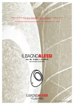 Laufen IL BAGNO ALESSI Installation Instruction preview