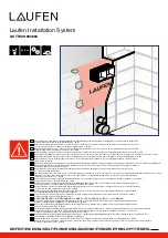 Preview for 1 page of Laufen LIS TW2 H894664 Switching And Installation System