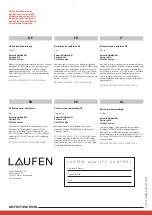 Preview for 17 page of Laufen PALOMBA 2.3180.0 Instructions Manual