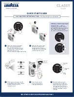 Preview for 2 page of LAVAZZA CLASSY PLUS Quick Start Manual