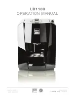 LAVAZZA LB1100 Operation Manual preview