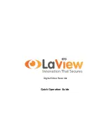 LaView Digital Video Recorder Quick Operation Manual preview