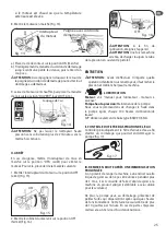 Предварительный просмотр 25 страницы Lavor INDEPENDENT 2800 Instructions Manual