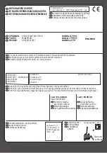 Preview for 12 page of Lavorwash INDEPENDENT 2800 Manual