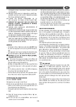 Preview for 15 page of Lavorwash SAHARA Manual