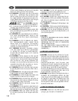 Preview for 122 page of Lavorwash TEKNA Operating Instructions Manual