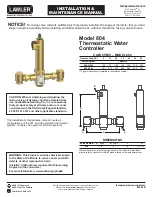 Lawler 804 Installation & Maintenance Manual preview