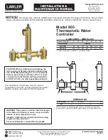 Lawler 805 Installation & Maintenance Manual preview