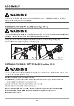 Предварительный просмотр 15 страницы LawnMaster NPTBSP2609A Operator'S Manual