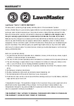 Предварительный просмотр 37 страницы LawnMaster NPTBSP2609A Operator'S Manual