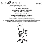 Preview for 1 page of LAZBOY 51489 Use And Care Instructions Manual