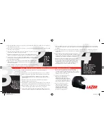 Preview for 5 page of LAZER Vertigo Owner'S Manual