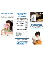 L'Equip NUTRIMILL Care And Maintenance preview