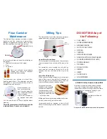 Preview for 2 page of L'Equip NUTRIMILL Care And Maintenance