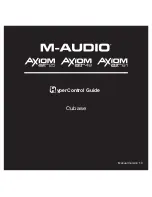 Preview for 1 page of M-Audio Axiom AIR 61 Manual