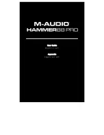 M-Audio Hammer 88 Pro User Manual preview