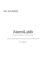 M-Audio Jamlab Quick Start Manual preview