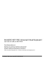 M-Audio KEY RIG Quick Start Manual preview