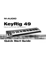 Preview for 1 page of M-Audio KEYRIG 49 Quick Start Manual