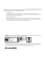 Предварительный просмотр 9 страницы M-Audio MicroTrack II Quick Start Manual