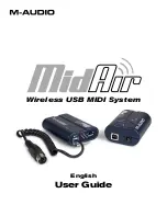 M-Audio MidAir User Manual preview