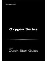 M-Audio Oxygen Series Quick Start Manual preview