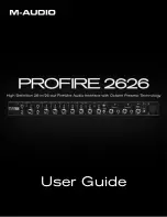 M-Audio PROFIRE 2626 User Manual предпросмотр