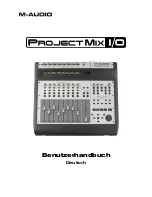 M-Audio ProjectMix I/O Benutzerhandbuch preview