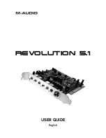 M-Audio REVOLUTION 5.1 User Manual preview