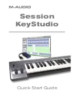 M-Audio Session KeyStudio Quick Start Manual preview