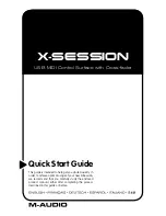 M-Audio X-Session Guía De Inicio Rápido preview