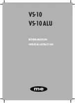 M-E VS-10 Operating Instructions Manual preview