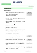 Preview for 5 page of M-LOCKS MiniTech User Instructions