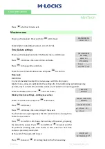 Preview for 15 page of M-LOCKS MiniTech User Instructions