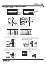 Preview for 8 page of M-system 47DV Manual